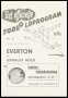 Image of : Programme - Udvalgt Hold v Everton