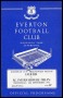 Image of : Programme - Everton v F.C Internazionale (Milan)