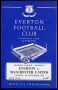 Image of : Programme - Everton v Manchester United