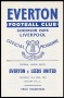 Image of : Programme - Everton v Leeds United