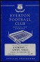 Image of : Programme - Everton v Aston Villa