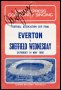 Image of : Song sheet - Everton v Sheffield Wednesday