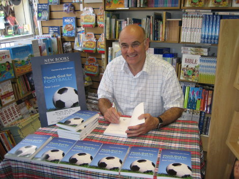Peter Lupson signing books