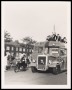 Image of : Photograph - Everton F.C. team celebrating their F.A. Cup win on a bus