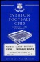 Image of : Programme - Everton v tottenham Hotspur