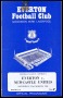Image of : Programme - Everton v Newcastle United