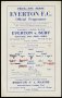 Image of : Programme - Everton v Bury