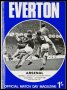 Image of : Programme - Everton v Arsenal