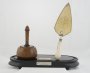 Image of : Presentation gift -Mallet & trowel used to lay the first stone at St. Domingo's church by Joseph Wade. Presented by Arthur Riley Wade