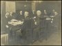 Image of : Photograph - Everton Directors in the Boardroom. Includes J. Elliott, A. R. Wade, W. C. Cuff, George Mahon, R. Kelly, W. R. Clayton