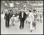 Image of : Photograph - Everton F.C. team walking on to the pitch for the Milk Cup F.A. Cup Final