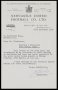 Image of : Letter from Newcastle United F.C. to Everton F.C.