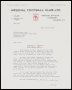 Image of : Letter from Arsenal F.C. to Everton F.C.