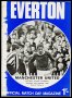 Image of : Programme - Everton v Manchester United