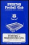 Image of : Programme - Everton v Manchester United