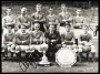 Image of : Photograph - Everton F.C. team, Alex Parker, Jimmy Gabriel, Gordon West, Roy Vernon, Brian Labone, Mick Meagan, Alex Scott, Denis Stevens, Alex Young, Harry Catterick (Manager), Derek Temple, Tony Kay