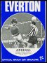 Image of : Programme - Everton v Arsenal