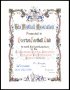 Image of : Scroll from the F.A. to Everton to celebrate their appearance in 100th Challenge Cup Competition