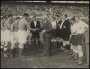 Image of : Photograph - Everton F.C. team at the Feyenoord Stadium