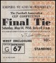 Image of : F.A. Cup Ticket - Everton v Sheffield Wednesday