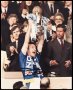 Image of : Photograph - Dave Watson with the F.A. Cup