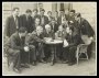 Image of : Photograph - Directors, Cyril E. Balmforth and Tom Nuttall, with the Everton F.C. team at Buxton