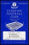 Image of : Programme - Everton v Blackpool