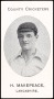 Image of : Cigarette Card - Harry Makepeace