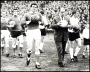 Image of : Photograph - Dixie Dean at the Dixie Dean Testimonial Match with Ronnie Yeats and Tony Kay