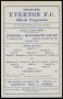 Image of : Programme - Everton v Manchester United