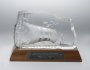 Image of : Viking ship trophy. Merseyside Milk Cup Final.