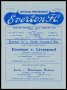 Image of : Programme - Everton A v South Liverpool Res