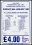 Image of : Team sheet - Everton v Shrewsbury Town