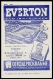 Image of : Programme - Everton v Wolverhampton Wanderers