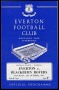 Image of : Programme - Everton v Blackburn Rovers