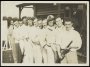 Image of : Photograph - Dixie Dean in cricket kit with team