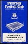 Image of : Programme - Everton v Coventry City