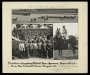 Image of : Photograph - Belmont Park, New York. Schwaben-Augsburg Football Team of Germany and Everton F.C. Also the horse, Supernatural, riden by Bert Morgan