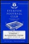 Image of : Programme - Everton v Manchester United