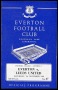 Image of : Programme - Everton v Leeds United