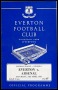 Image of : Programme - Everton v Arsenal