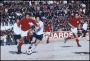 Image of : Photograph - England v Malta. Alan Ball, Colin Harvey and Joe Royle