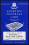 Image of : Programme - Everton v West Ham United