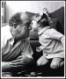 Image of : Photograph - Dixie Dean and granddaughter
