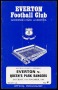 Image of : Programme - Everton v Queens Park Rangers
