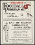 Image of : Programme - Everton 'A' v Earlstown Bohemians
