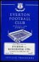Image of : Programme - Everton v Manchester United