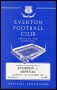 Image of : Programme - Everton v Arsenal