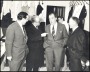 Image of : Photograph - Dixie Dean with Harry Catterick, Sir John Moores, CBE and Bill Shankly