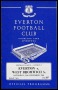 Image of : Programme - Everton v West Bromwich Albion